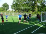 Laatste training S.K.N.W.K. JO10-1 van seizoen 2022-2023 (partijtje tegen de ouders) (70/165)